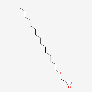molecular formula C18H36O2 B12663210 ((Pentadecyloxy)methyl)oxirane CAS No. 94088-56-9