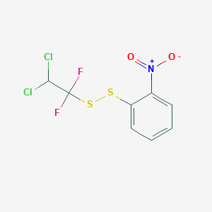 1,1-Difluoro-2,2-dichloroethyl 2-nitrophenyl disulfide