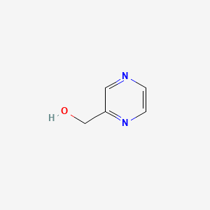 molecular formula C5H6N2O B1266325 吡嗪-2-基甲醇 CAS No. 6705-33-5