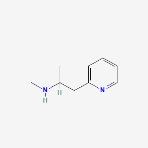 B1266337 N-methyl-1-pyridin-2-ylpropan-2-amine CAS No. 55496-56-5