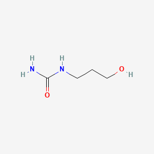 molecular formula C4H10N2O2 B1266340 (3-羟基丙基)脲 CAS No. 16517-53-6
