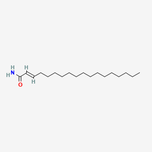 molecular formula C18H35NO B12663435 (E)-octadec-2-enamide CAS No. 29966-03-8