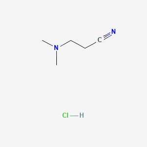molecular formula C5H11ClN2 B1266344 3-(二甲氨基)丙腈盐酸盐 CAS No. 18076-02-3