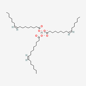 molecular formula C48H87AlO6 B12663478 Aluminium (Z)-hexadec-9-enoate CAS No. 93894-06-5