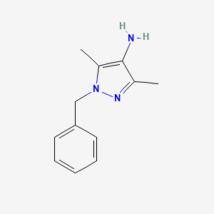 B1266349 1-Benzyl-3,5-dimethyl-1H-pyrazol-4-amine CAS No. 28466-69-5