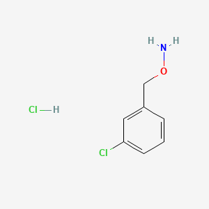 molecular formula C7H9Cl2NO B1266351 邻氯苄基羟胺盐酸盐 CAS No. 29605-78-5