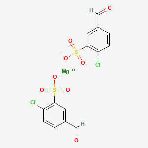 Magnesium bis(2-chloro-5-formylbenzenesulphonate)