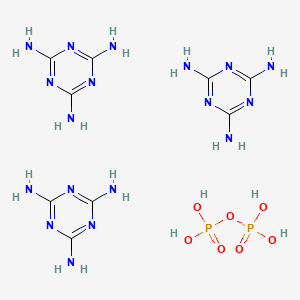 Tri(1,3,5-triazine-2,4,6-triamine) diphosphate