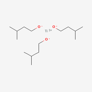 molecular formula C15H33O3Ti B12663609 Titanium tris(3-methylbutan-1-olate) CAS No. 97259-76-2