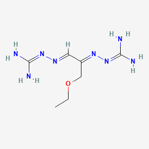 molecular formula C7H16N8O B12663617 Eomgbg CAS No. 129742-43-4