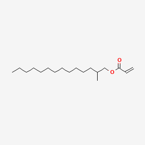 molecular formula C18H34O2 B12663628 2-Methyltetradecyl acrylate CAS No. 93804-51-4