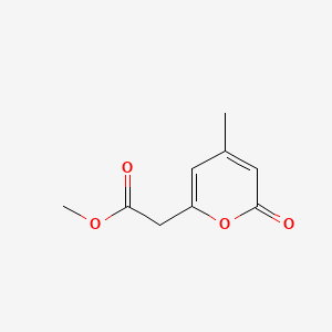 Methyl 4-methyl-2-oxo-2H-pyran-6-acetate