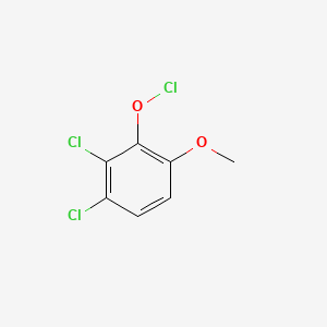 2,3-Dichloro-6-methoxyphenyl hypochlorite