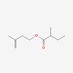 molecular formula C10H18O2 B12663657 3-Methylbut-3-enyl 2-methylbutyrate CAS No. 84254-81-9