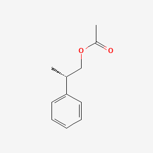 molecular formula C11H14O2 B12663688 (S)-beta-Methylphenethyl acetate CAS No. 50373-50-7