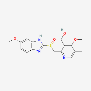 molecular formula C17H19N3O4S B12663690 3-Hydroxyomeprazole CAS No. 176219-02-6