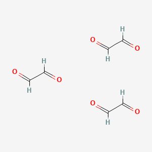 molecular formula C6H6O6 B12663698 Ethanedial, trimer CAS No. 40094-65-3