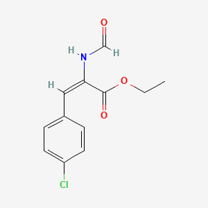 Ethyl 2-formamido (4-chlorophenyl) acrylate