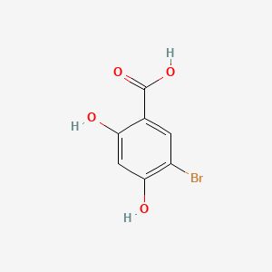 molecular formula C7H5BrO4 B1266374 5-溴-2,4-二羟基苯甲酸 CAS No. 7355-22-8