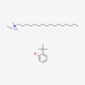 Ethylhexadecyldimethylammonium 2-tert-butylphenolate