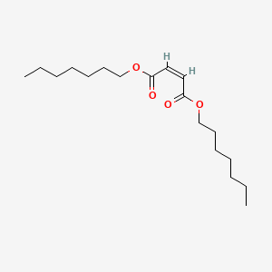 molecular formula C18H32O4 B12663790 Diheptyl maleate CAS No. 31983-42-3