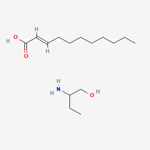 molecular formula C15H31NO3 B12663816 Einecs 301-856-0 CAS No. 94086-67-6