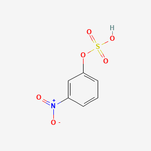 molecular formula C6H5NO6S B12663838 m-Nitrophenyl sulfate CAS No. 3233-64-5