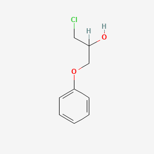 molecular formula C9H11ClO2 B1266388 1-氯-3-苯氧基丙烷-2-醇 CAS No. 4769-73-7