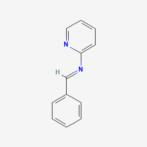 molecular formula C12H10N2 B12663910 N-(Phenylmethylene)-2-pyridinamine CAS No. 1883-96-1