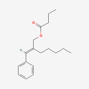 2-(Phenylmethylene)heptyl butyrate