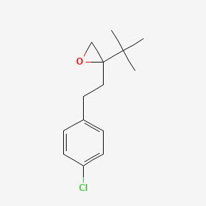 molecular formula C14H19ClO B1266393 2-(2-(4-氯苯基)乙基)-2-(1,1-二甲基乙基)环氧乙烷 CAS No. 80443-63-6