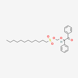 (2-Oxo-1,2-diphenylethoxy)methyl dodecane-1-sulphonate