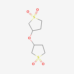 molecular formula C8H14O5S2 B1266406 双(1,1-二氧代四氢-3-噻吩基)醚 CAS No. 29422-01-3