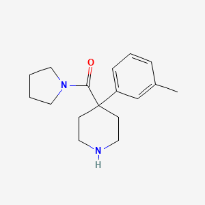 1-((4-(m-Tolyl)-4-piperidyl)carbonyl)pyrrolidine