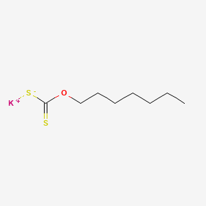 molecular formula C8H15KOS2 B12664130 Potassium O-heptyl dithiocarbonate CAS No. 2720-78-7