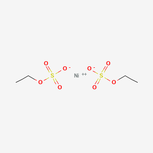 molecular formula C4H10NiO8S2 B12664169 Ethyl hydrogen sulphate, nickel(2+) salt CAS No. 71720-48-4