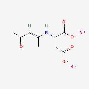 Dipotassium N-(1-methyl-3-oxobut-1-enyl)-L-aspartate