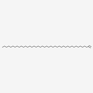 molecular formula C43H86 B12664230 1-Tritetracontene CAS No. 66576-76-9