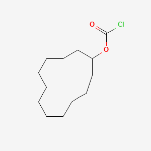 molecular formula C13H23ClO2 B12664254 Cyclododecyl chloroformate CAS No. 65676-18-8