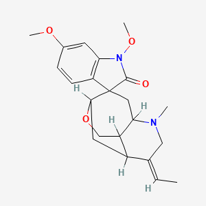 molecular formula C22H28N2O4 B12664266 N-Methylhumantenirine CAS No. 93914-74-0