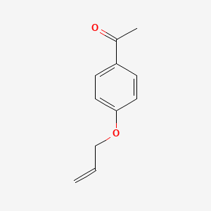 molecular formula C11H12O2 B1266428 1-[4-(烯丙氧基)苯基]乙酮 CAS No. 2079-53-0