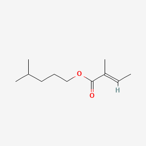 molecular formula C11H20O2 B12664293 4-Methylpentyl 2-methylcrotonate CAS No. 94135-07-6