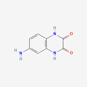 molecular formula C8H7N3O2 B1266430 6-氨基喹喔啉-2,3(1H,4H)-二酮 CAS No. 6973-93-9