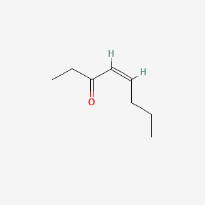 molecular formula C8H14O B12664309 4-Octen-3-one, (4Z)- CAS No. 526222-47-9