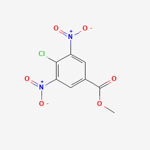 molecular formula C8H5ClN2O6 B1266434 4-氯-3,5-二硝基苯甲酸甲酯 CAS No. 2552-45-6