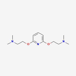B1266442 2,6-Bis(2-(dimethylamino)ethoxy)pyridine CAS No. 29449-91-0