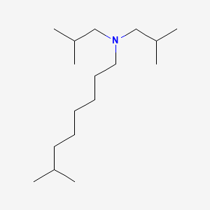 molecular formula C17H37N B12664436 N,N-Diisobutylisononylamine CAS No. 93963-90-7