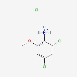 2,4-Dichloro-6-methoxyanilinium chloride