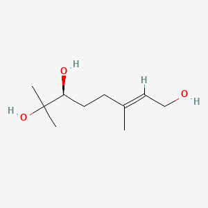 molecular formula C10H20O3 B12664485 (S-(E))-3,7-Dimethyloct-2-ene-1,6,7-triol CAS No. 63955-78-2