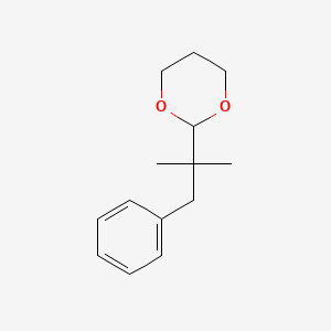 2-(1,1-Dimethyl-2-phenylethyl)-1,3-dioxane